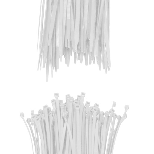 100x sťahovacie pásky Káblové pásky Zipsy 4,8 x 400 mm Silné UV sťahovacie pásky