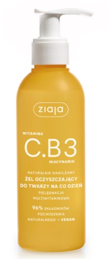 Čistiaci gél s vitamínom C.B3. na tvár 190ml Ziaja