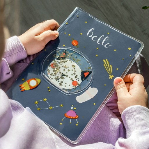 NOTEBOOK CAT IN SPACE A5 96 strán ako milý darček