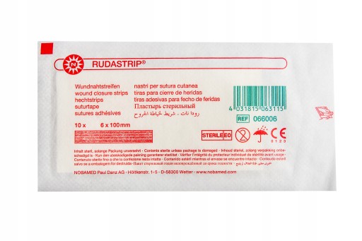 RUDASTRIP PÁSKY UZÁVIERKA NA RANU 6 x 100 mm 10 ks