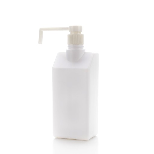 Fľaša s dlhou pumpičkou, sterilita, pohodlie, 500 ml