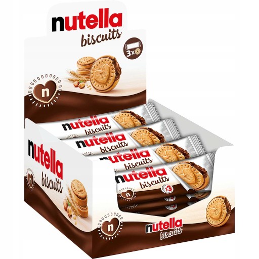 Nutella Sušienky Sušienky so smotanou Ferrero 3 Sušienky 41,4g DE