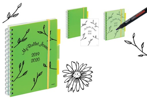 Notebook Deličky Grand Bullet Journal A5 100k modré