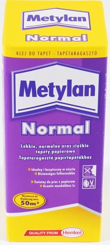 Lepidlo METYLAN NORMAL 125g na tapety na PAPIER
