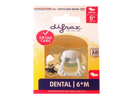 DIFRAX ANATOMICKÝ SILIKÓNOVÝ cumlík 6+ MESIACOV