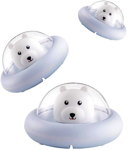 BEZDRÔTOVÁ mäkká silikónová LED nočná lampa pre DETI BEAR BEAR BEAR BEAR