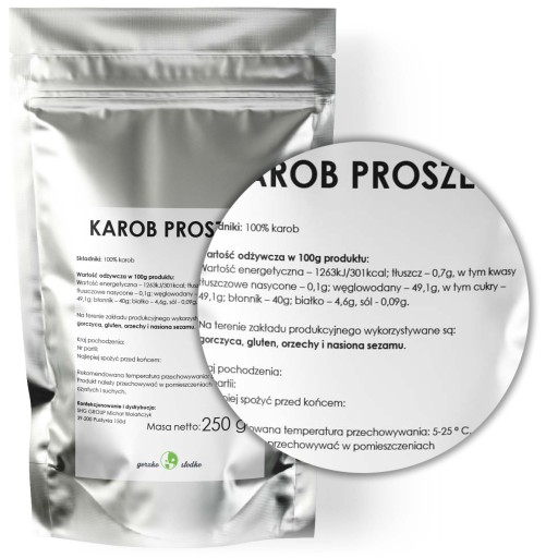CAROBO POWDER, zdravá náhrada kakaa, 250g