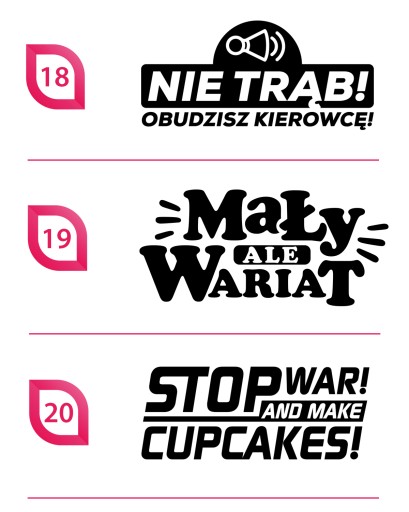 Vtipné nálepky na auto - XL rôzne