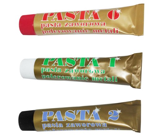 Pasta na ventily 0 1 2 Leštenie kovov ventilov hlavy motora 3x 60