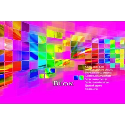 A3 farebný technický blok, 25 listov SUPERIOR Bristolská doska