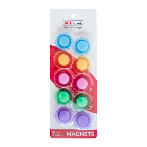 Magnety na biele tabule 30 mm MIX