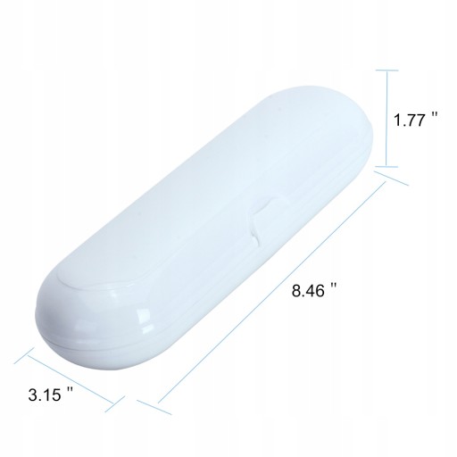 PÚZDRO NA ZUBNÚ KEFKU Oral-B, BIELE CESTOVNÉ POUZDRO