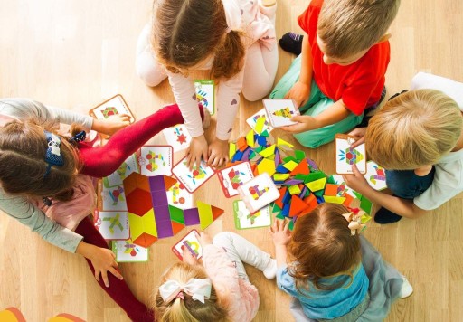 DREVENÉ BLOKY MONTESSORI PUZZLE 155 kusov