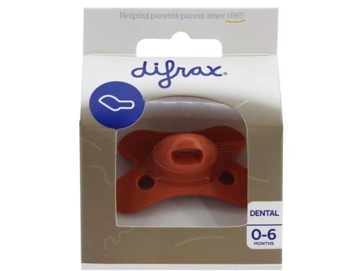 DIFRAX ANATOMICKÝ SILIKONOVÝ cumlík OD PRVÝCH DNÍ 0-6 m.