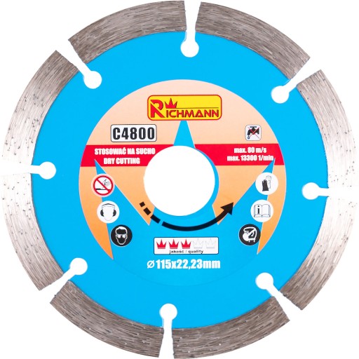 C4800 DIAMANTOVÝ DISK SEGMENT 115 MM RICHMANN
