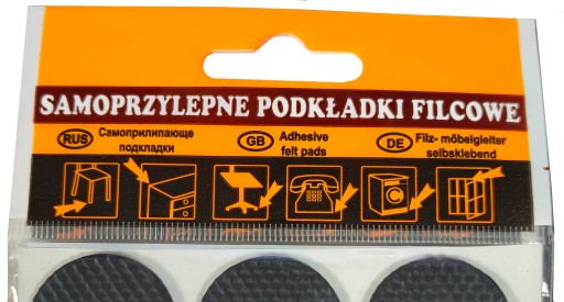 PENOVÉ podložky NA NÁBYTOK okrúhle x9 28mm