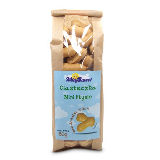 Puffs mini cookies bez pridaného cukru 80 g Mini Sweet