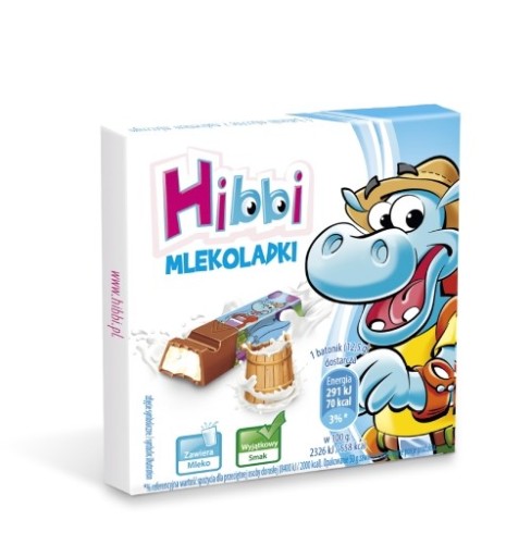 Mliečne tyčinky Mlekoladki s mliečnou náplňou Hibbi 50g