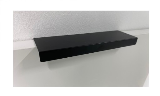Nábytková úchytka LOFT C9 edge L-100 mm čierna