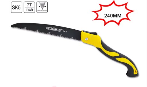 Hádzanárska píla skladacia na konáre stromov 240 mm ergonomická rukoväť