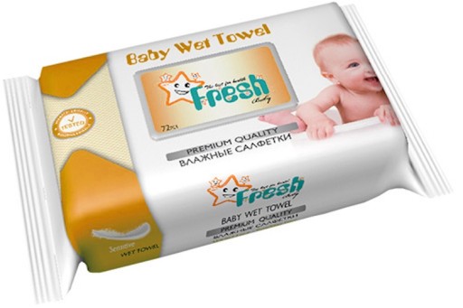 Fresh Baby vlhčené obrúsky 1 x 72 ks.