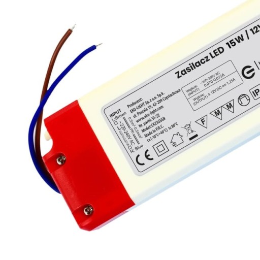 LED NAPÁJANIE 15W IP20