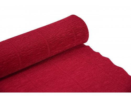 Krepový papier, taliansky hodvábny papier 180 g - Svetločervený
