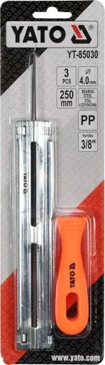 VODIČ S PILNÍKOM 4mm 3/8'' sada YATO YT-85030