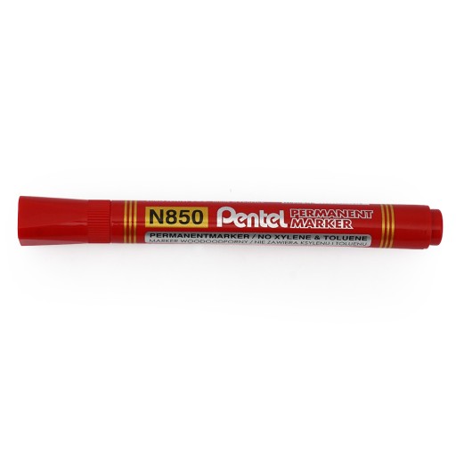 Permanentný popisovač okrúhly PENTEL N850 RED