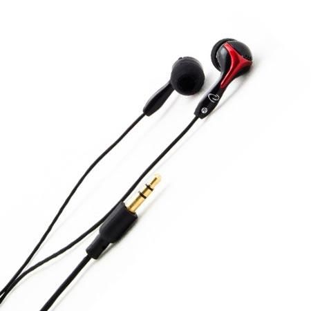 VÝKONNÉ SLÚCHADLÁ DO UŠÍ MP3 MP4 AUDIO X-BASS MINIJACK Gumy 3,5 mm 1,2 M