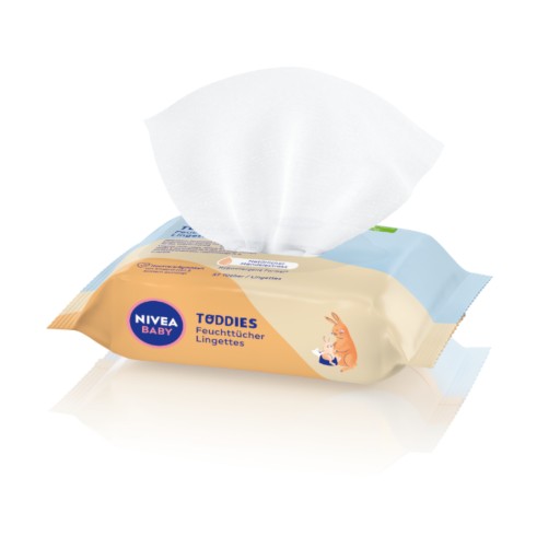 NIVEA BABY Toddies Biologicky odbúrateľné obrúsky 57 kusov