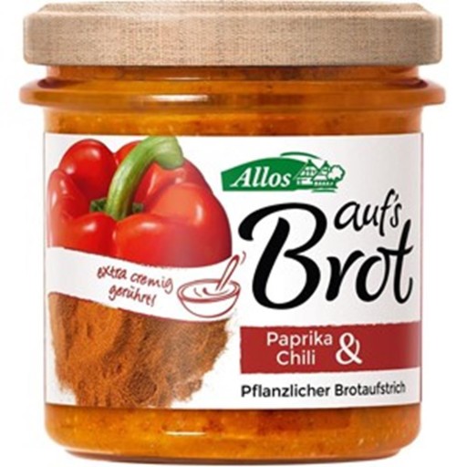 KRÉMOVÁ PAPRIKA S PAPRIKOU A CHILI, BEZLEPKOVÁ, BIO 140 g - ALLOS