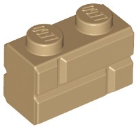 LEGO Brick Brick 1x2 Dark Sand Dark Tan 4646577 98283 - 16ks