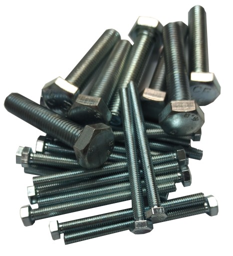 METRICKÁ SKRUTKA M8x25, pozinkovaná, trieda 8,8, 0,25 kg = 17 ks.