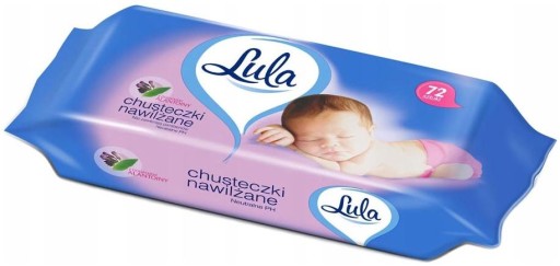 Lula Baby vlhčené obrúsky s alantoínom 72 kusov