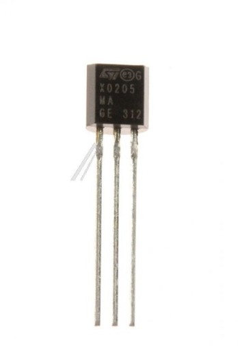 X0205 MA 600 V, 50 µA, 800 mA, 1,25 A, TO-92