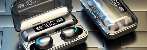 BEZDRÔTOVÉ BLUETOOTH 5 SLÚCHADLÁ + POWERBANK