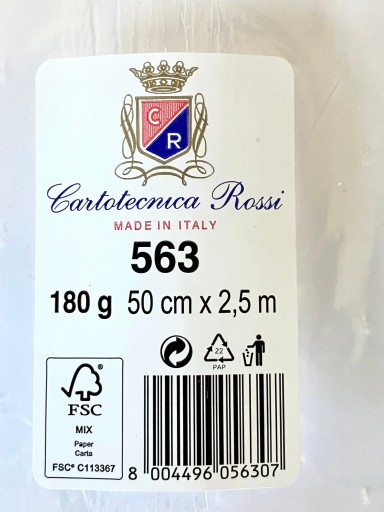 Krepový papier Taliansky krepový papier 180g (50cmx2,5m) ZELENÝ 563