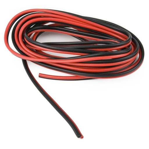 2-žilový dynamo kábel 2x0,75 mm2, 2,5 m