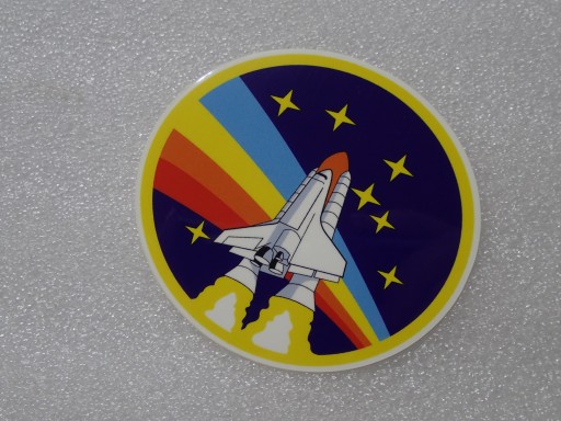 NÁLEPKA S LOGOM NASA 7 x 6,5 cm