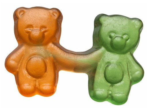 Haribo ovocné želé Teddy Bears Sweet Sour Mix Citrón Jablko 160g DE