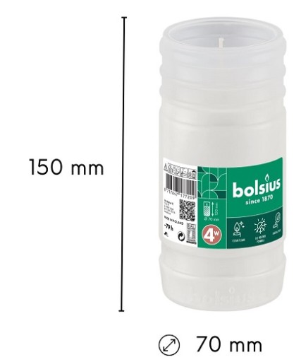 Bolsius RP4W parafínová vložka 15 cm 1 ks