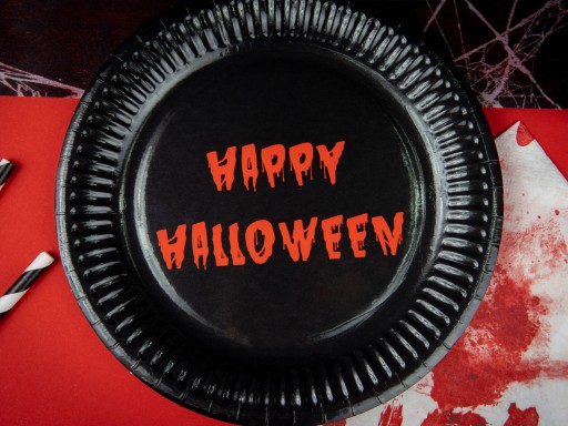 Halloweenske taniere Bloody 18cm 6ks