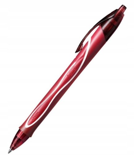 GELOVÉ pero červené 0,7mm Gelocity QUICK DRY BIC