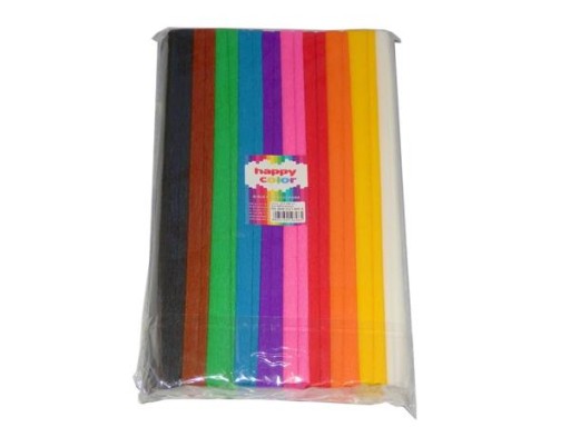 Krepový krepový hodvábny papier MIX Veselá farba