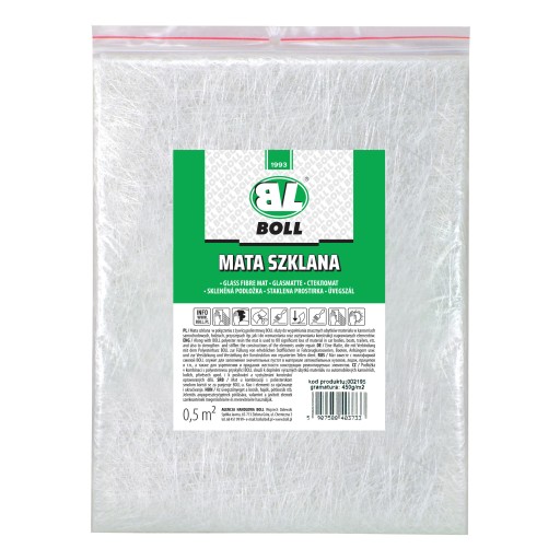 BOLL SKLO MAT 450g/m2 VLÁKNO NA ŽIVICU 0,5m2