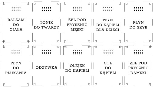NÁLEPKY ŠTÍTKY NA FĽAŠE KOZMETICKÉ MYDLO SÚPRAVA 20 BIELY