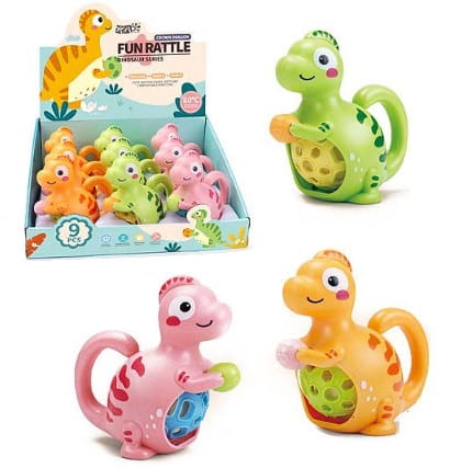 ZMYSELNÉ HRKÁVANIE S GUĽOU DINOSAUR 11CM FAREBNÉ