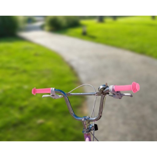 RUKOVÄŤ NA RIADITEĽ 115MM PREVOD NA BICYKEL RUŽOVÝ