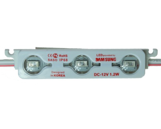 LED MODUL SAMSUNG LED 1,2W ČERVENÁ ŠOŠOVKA